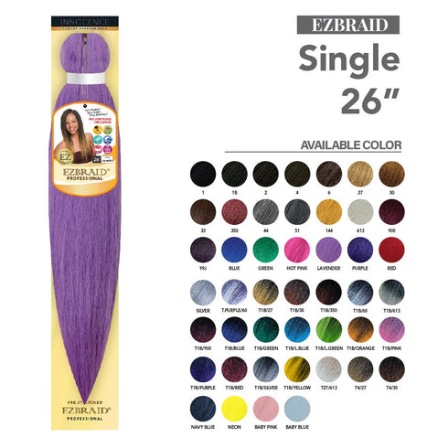 EZBRAID 26" Spetra Fibre Pre Stretched Braiding Hair